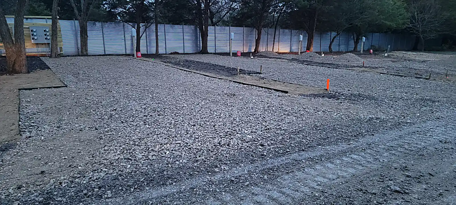 Earth moving and leveling operations