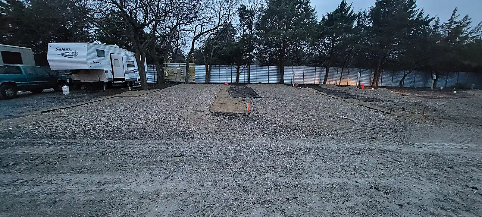 Site preparation for extended driveway access