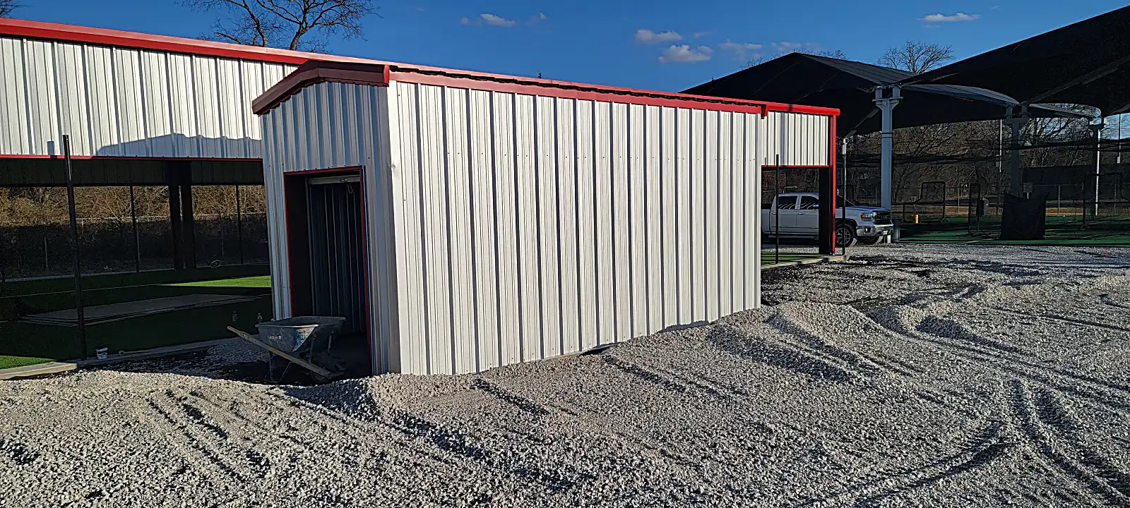 Compacted pad site ready for structure