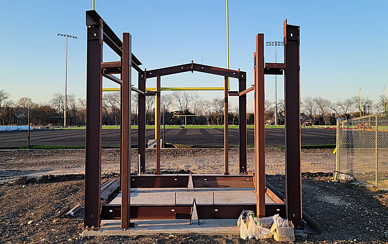 Roof purlins and wall girts framing