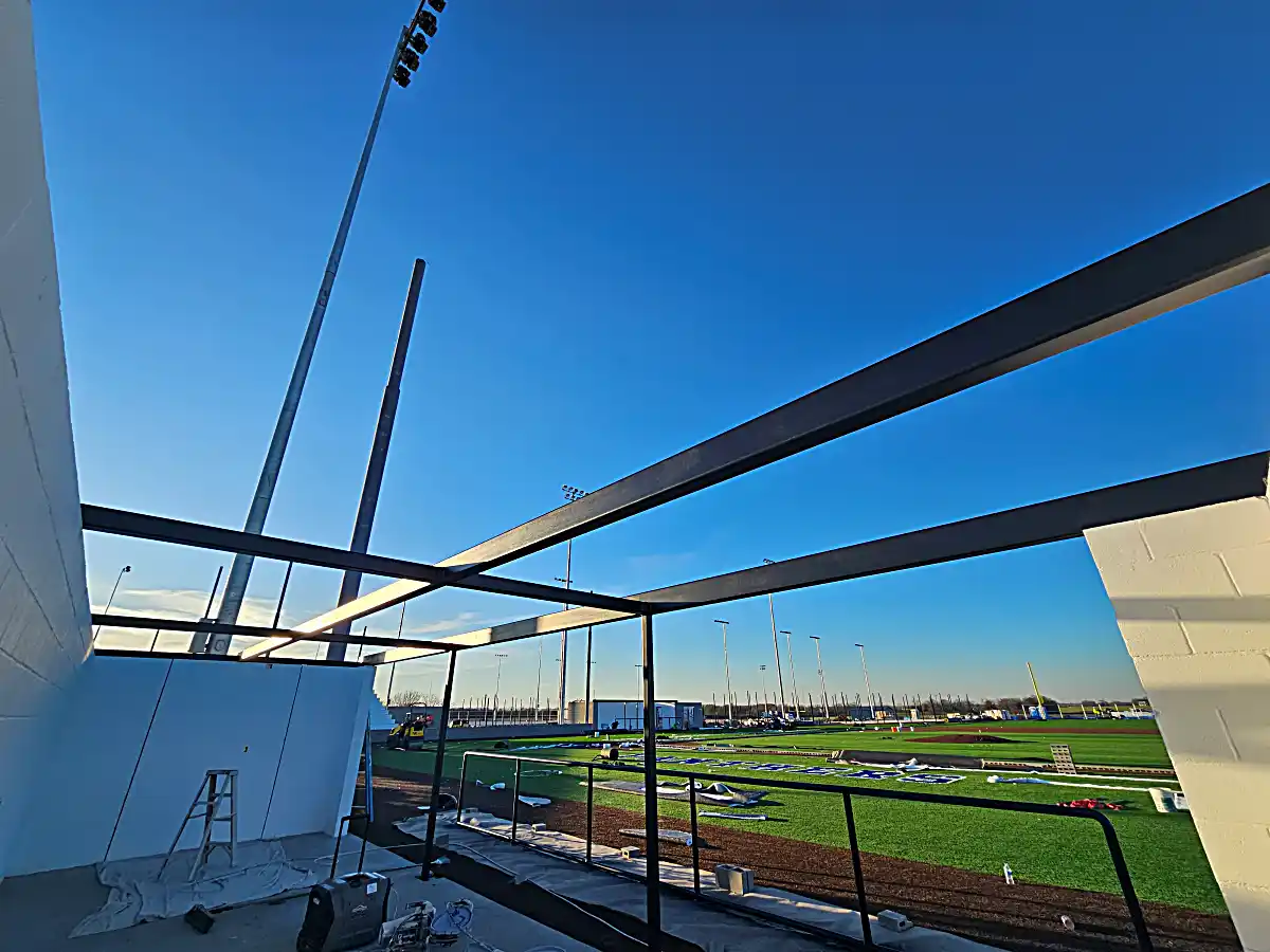 Vertical structure framing view