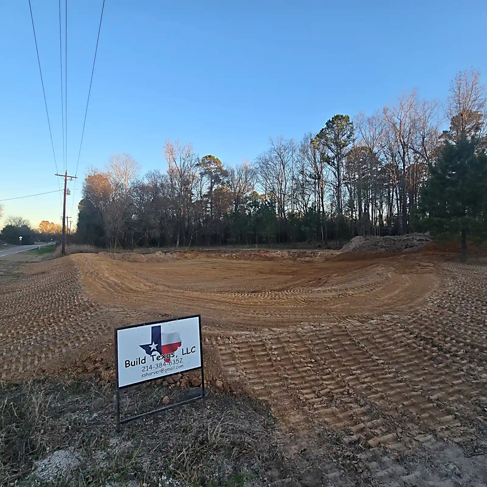 Custom pond excavation and earthwork ready for liner