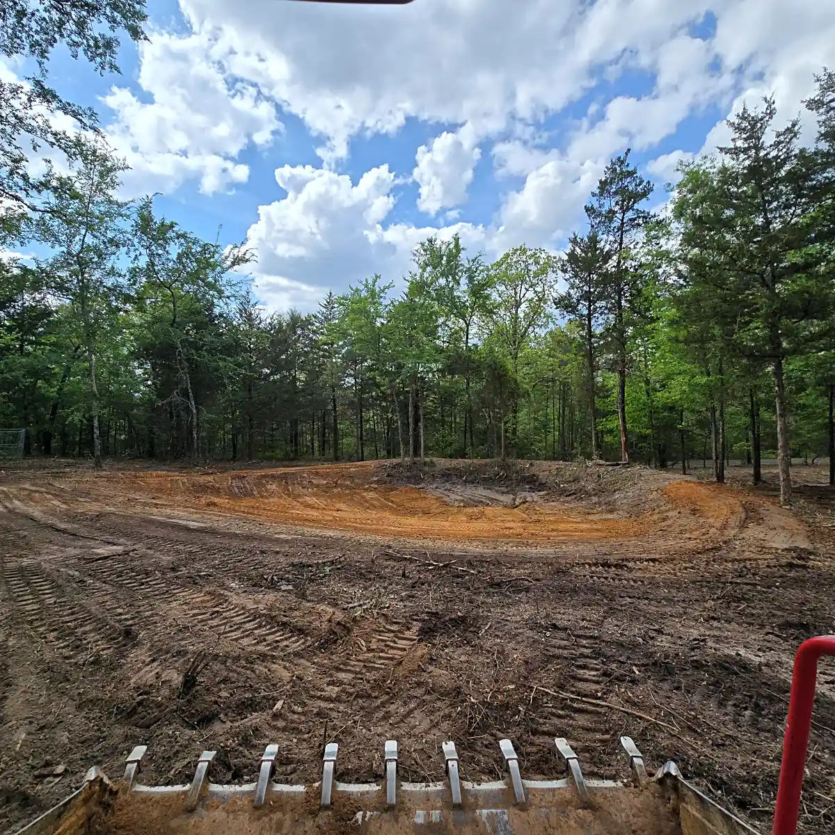 Clean, open property left build-ready after land clearing in Mineola, TX